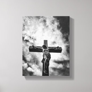 Jesus am Kreuz – Glaube und Erlösung auf Leinwand