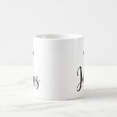 Jesus am Kreuz Kaffeetasse (Mittel)