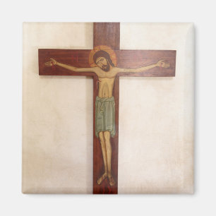 Jesus am Kreuz Kunst Magnet