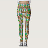 Jesus am Kreuz Leggings (Vorderseite)