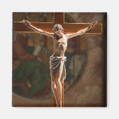 Jesus am Kreuz Magnet (Vorne)