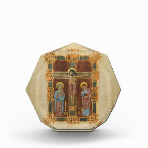 Jesus am Kreuz, Mary und John Fotoblock