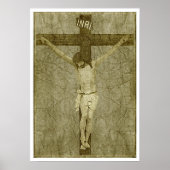 Jesus am Kreuz Poster (Vorne)
