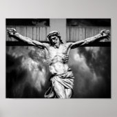 Jesus am Kreuz Poster (Vorne)