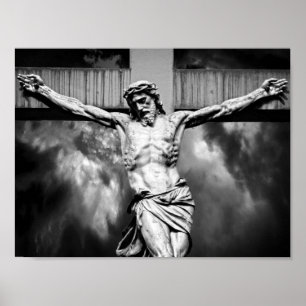 Jesus am Kreuz Poster