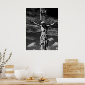 Jesus am Kreuz Poster (Küche)