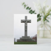 Jesus am Kreuz Postkarte (Stehend Vorderseite)