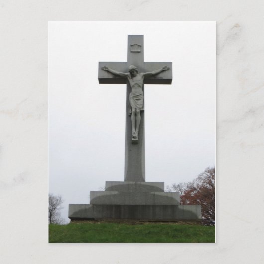 Jesus am Kreuz Postkarte (Vorderseite)