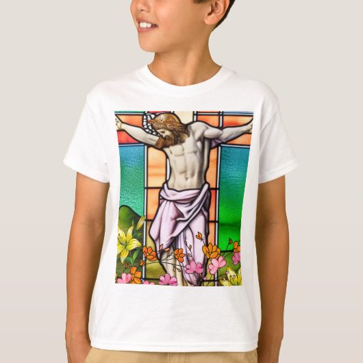 Jesus am Kreuz T-Shirt (Vorderseite)