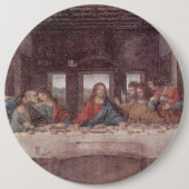 Jesus am letzten Abendmahl, Leonardo da Vinci Button (Vorderseite)