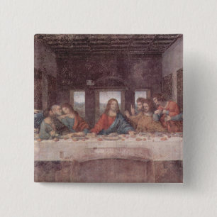 Jesus am letzten Abendmahl, Leonardo da Vinci Button
