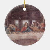 Jesus am letzten Abendmahl, Leonardo da Vinci Keramik Ornament (Hinten)