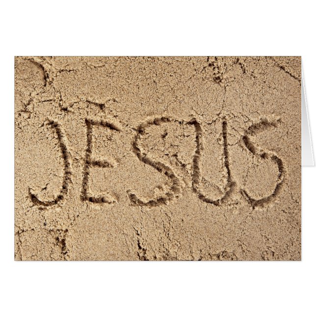 Jesus am Strand (Vorderseite (Horizontal))