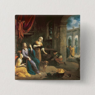 Jesus am Zuhause von Martha und von Mary Button