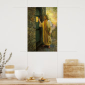 Jesus an deiner Tür Vintage Poster (Küche)