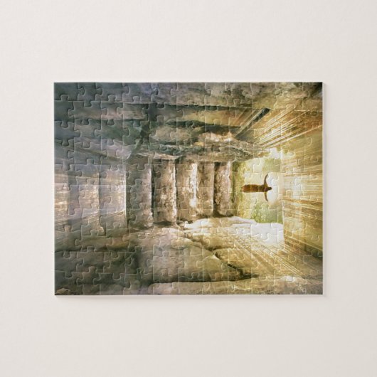 Jesus an leerer Grab-Ostern-Auferstehung Puzzle (Horizontal)
