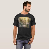 Jesus an leerer Grab-Ostern-Auferstehung T-Shirt (Vorne ganz)