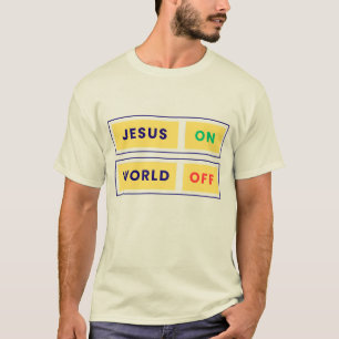 Jesus, AN. Welt, AUS. T-Shirt