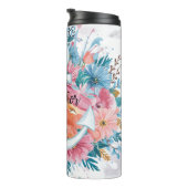 Jesus Anchor Soul Blumenkunst Thermosbecher (Nach rechts gedreht)