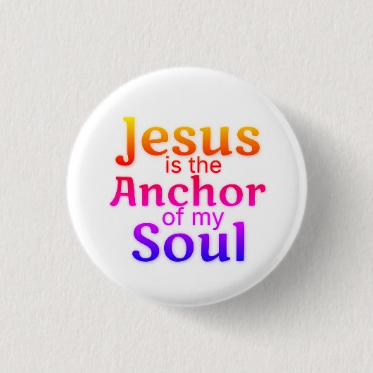 Jesus Anchor Soul Blutooth Button (Vorderseite)