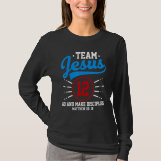 Jesus and Baseball Team Jesus Christian Matthew 28 T-Shirt