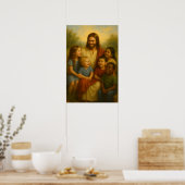 Jesus and Children™ LDS Wall Art Poster (Küche)