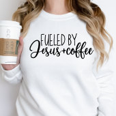 Jesus and Coffee Sweatshirt Frauen Geschenkidee