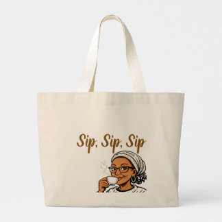 Jesus and My Tea Jumbo Stoffbeutel