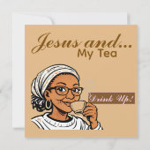 Jesus and My Tea Stationery (Rückseite)
