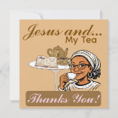 Jesus and My Tea Stationery (Vorderseite)