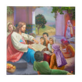 Jesus and the children fliese (Vorderseite)
