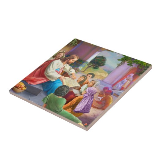 Jesus and the children fliese (Seite)