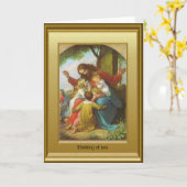 Jesus and the children karte (Gelbe Blume)