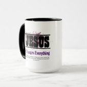 Jesus ändert alles tasse (Vorderseite Links)