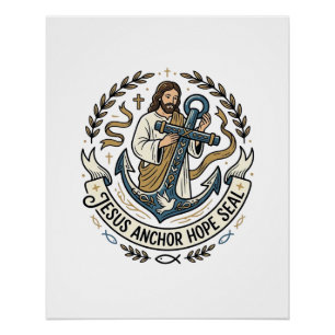 Jesus Anker Hoffnung Siegel Jesus Anker Hoffnung S Poster