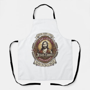 Jesus Antiquitäten Erbstück Grafik T-Shirt Christl Schürze