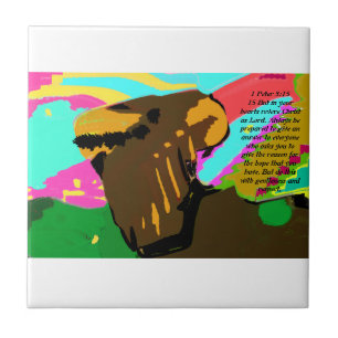 Jesus Antwort Fliese