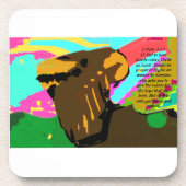 Jesus Antwort Getränkeuntersetzer (Vorderseite)