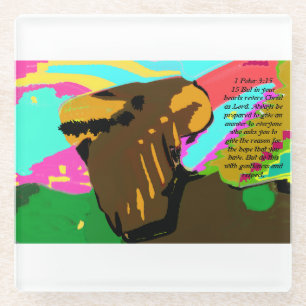 Jesus Antwort Glasuntersetzer