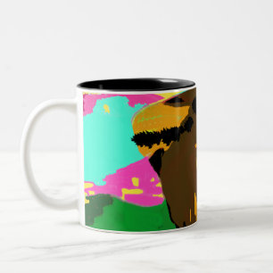 Jesus Antwort Zweifarbige Tasse