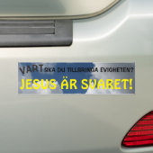 JESUS ÄR SVARET! AUTOAUFKLEBER (Auf Auto)