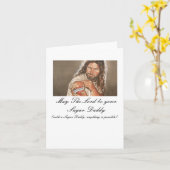 Jesus-art-007, Mai der Lord ist Ihr Sugardaddy… Karte (Gelbe Blume)