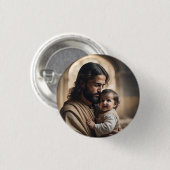 Jesus Art Button (Vorne & Hinten)