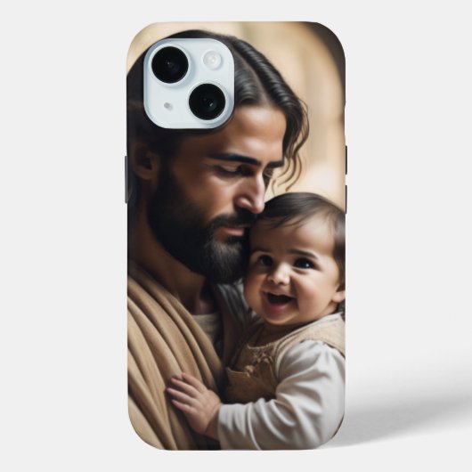 Jesus Art Case-Mate iPhone Hülle (Rückseite)