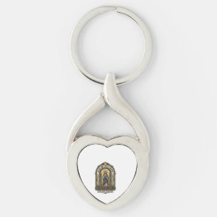 Jesus Art Deco Gospel Jesus Art Deco Christlicher Schlüsselanhänger