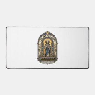 Jesus Art Deco Gospel Jesus Art Deco Christlicher  Schreibtischunterlage