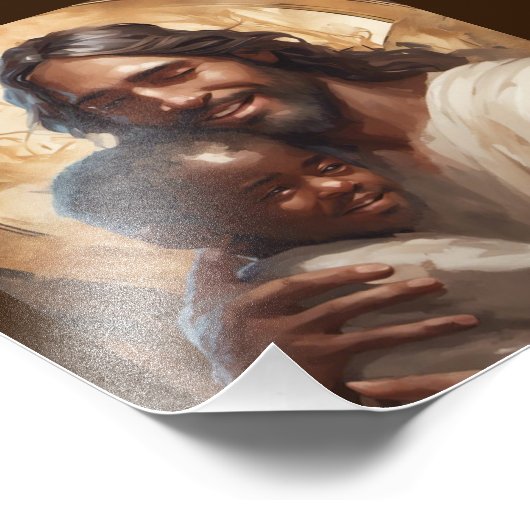 Jesus Art Fotodruck (Ecke)