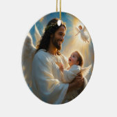 Jesus Art Keramik Ornament (Rechts)