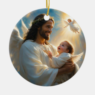 Jesus Art Keramik Ornament