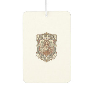 Jesus Art Nouveau Heiliger Poster Jesus Art Nouvea Autolufterfrischer